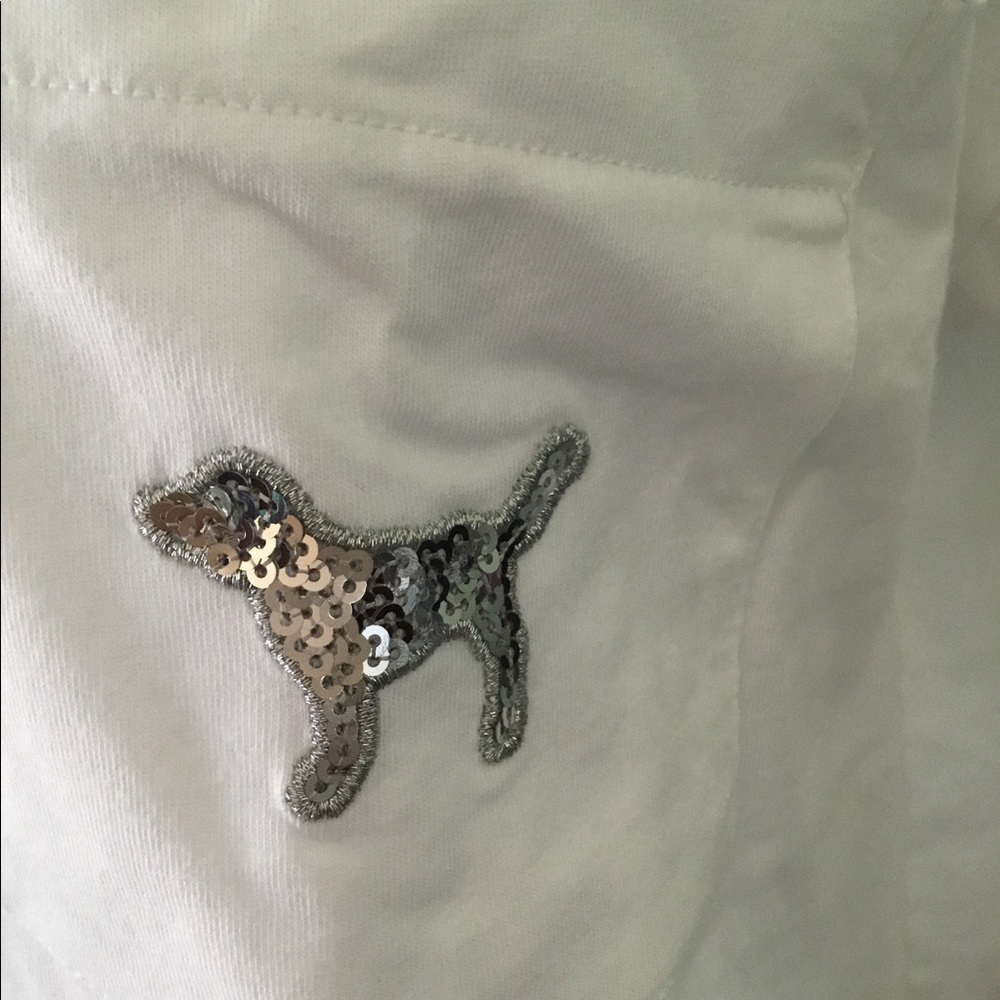 VS Pink XSCampus Tee Tropical Bling - Picture 3 of 6